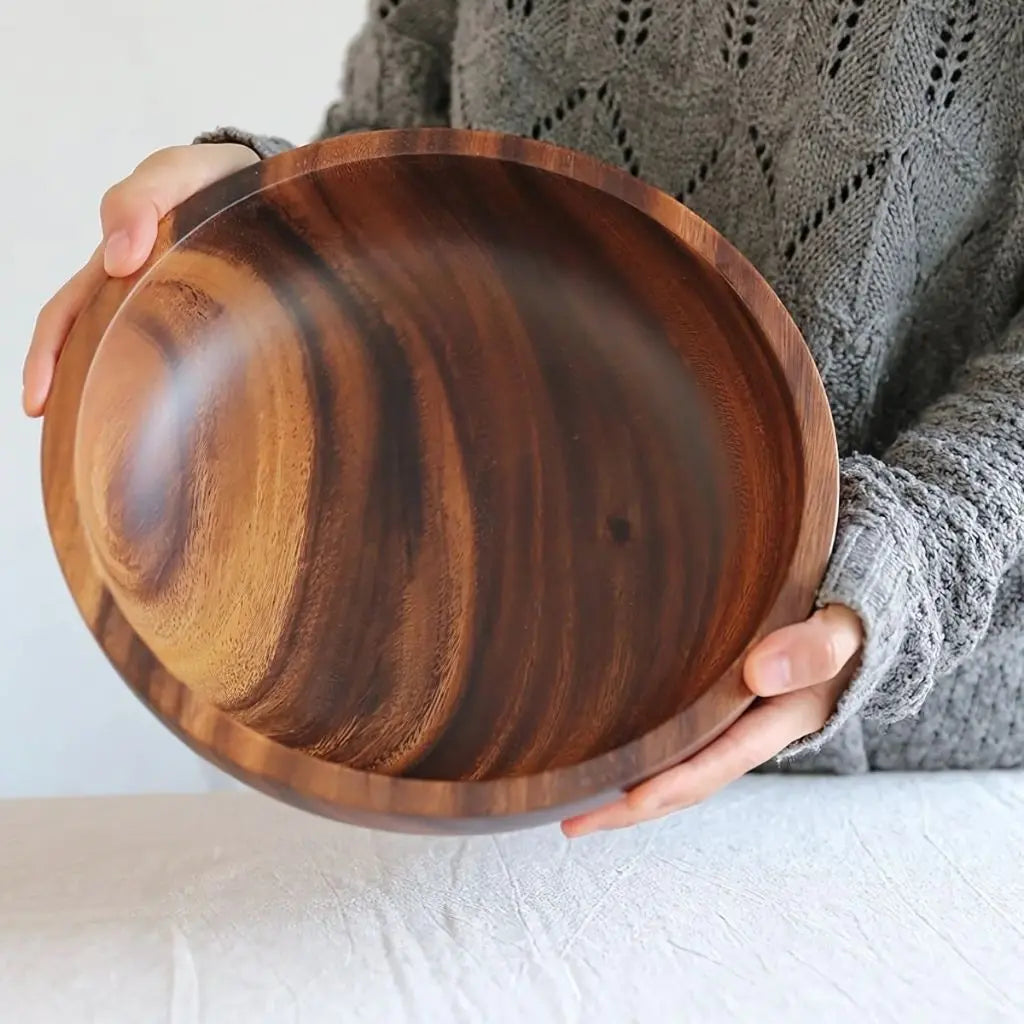 Tigela de Madeira Artesanal Elias