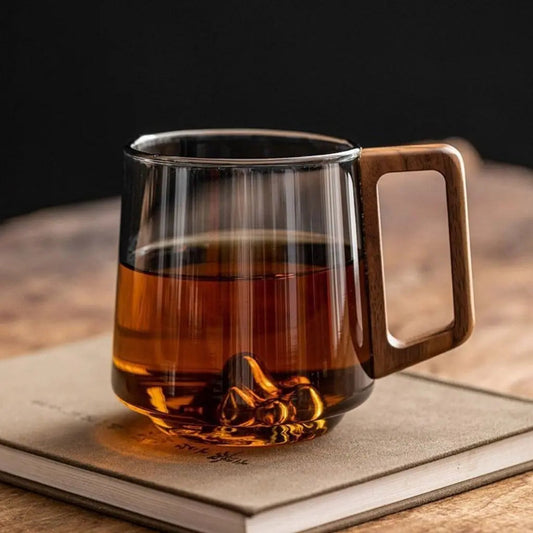 Caneca de Vidro Borossilicato Resistente ao Calor Noah