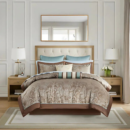 Conjunto de Edredom com 12 Peças Sophia