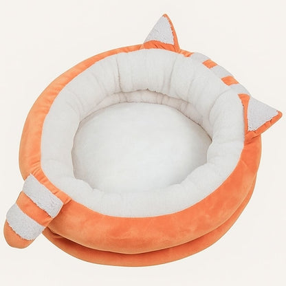 Cama Redonda de Pelúcia para Pet Rocco