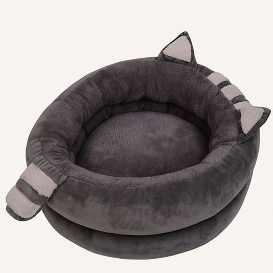 Cama Redonda de Pelúcia para Pet Rocco