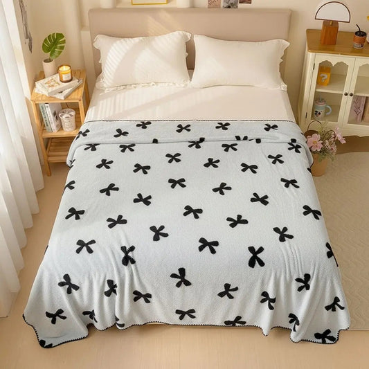 Manta Luna Coral de Fleece
