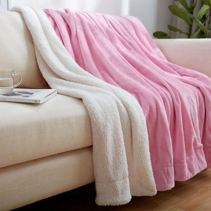 Manta Sienna de Veludo Sherpa de Fleece