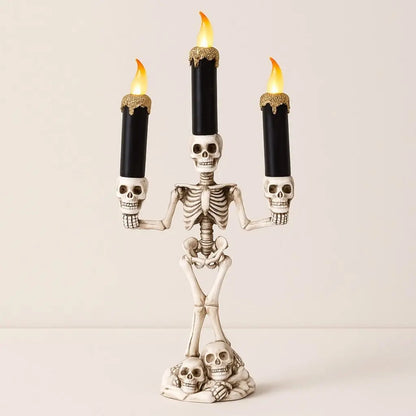 Porta-Velas Esqueleto Bones Trio