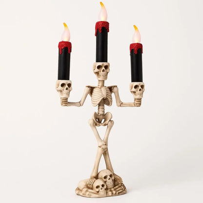 Porta-Velas Esqueleto Bones Trio