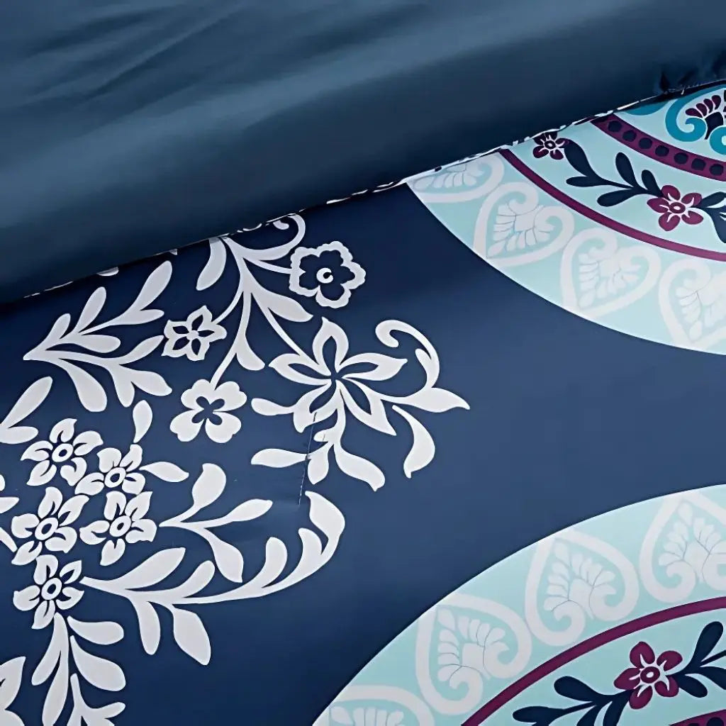 Conjunto de Edredom com Lençóis Isla Boho – Queen