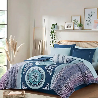 Conjunto de Edredom com Lençóis Isla Boho – Queen