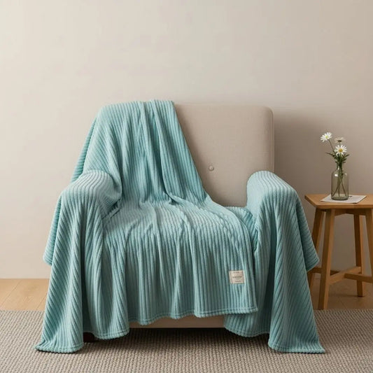 Manta Clara Cor de Leite Macio de Fleece