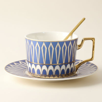 Conjunto de Xícaras de Porcelana para Chá da Tarde