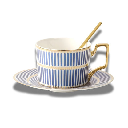 Conjunto de Xícaras de Porcelana para Chá da Tarde