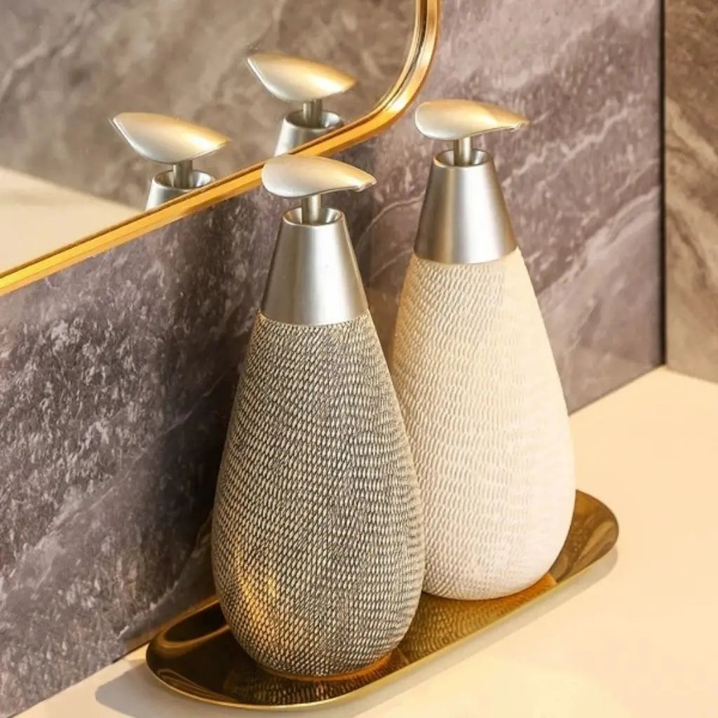 Dispenser de Loção Kenji de Cerâmica – Frasco de Sabonete Líquido Japonês Retrô Bathroom