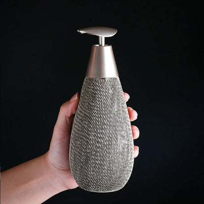 Dispenser de Loção Kenji de Cerâmica – Frasco de Sabonete Líquido Japonês Retrô Bathroom