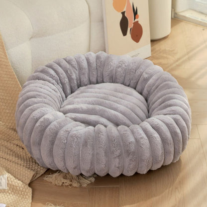 Cama Redonda de Pelúcia para Cachorro Elina