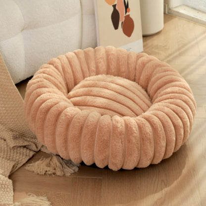 Cama Redonda de Pelúcia para Cachorro Elina