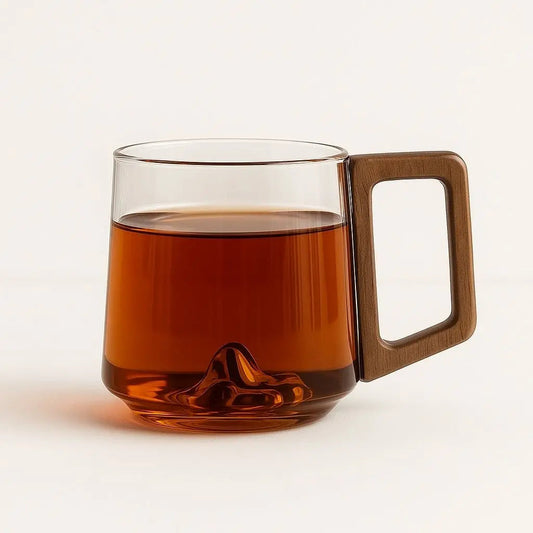 Caneca de Vidro Borossilicato Resistente ao Calor Noah