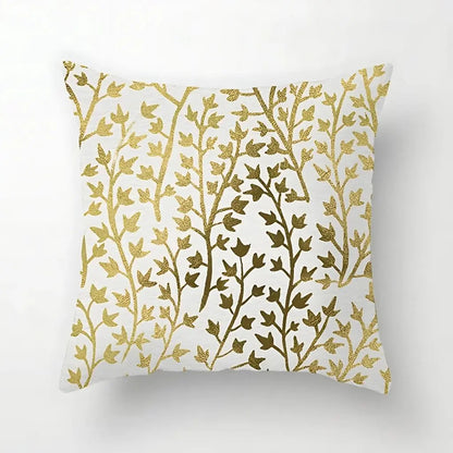 Capas de Almofada Elena Geométrico Dourado