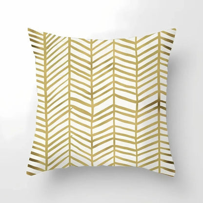 Capas de Almofada Elena Geométrico Dourado