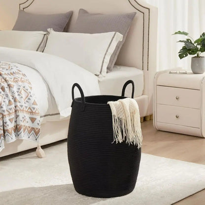 Cesto de Roupa em Corda Trançada Mason
