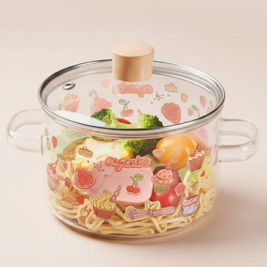 Panela de Sopa de Vidro Temperado Lena