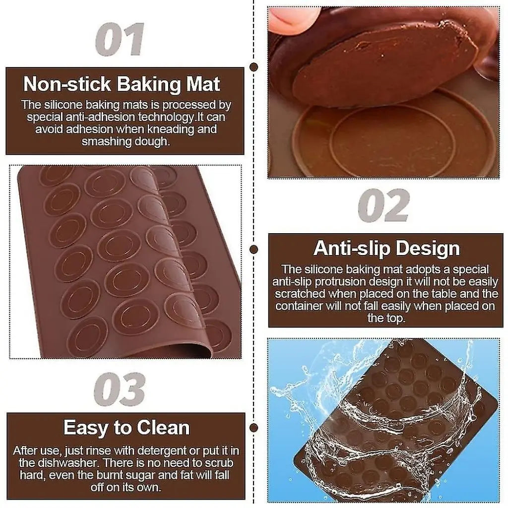 Tapete de Silicone Antiaderente para Macarons Callum