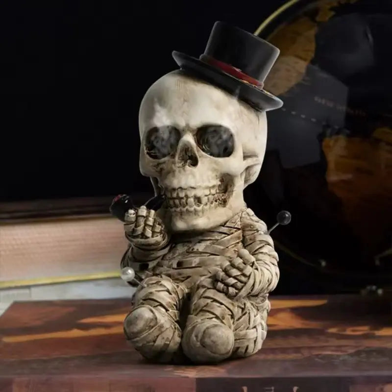 Estatuetas de Caveira em Resina Mortis