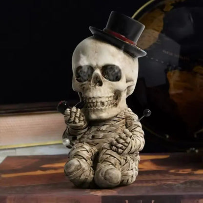 Estatuetas de Caveira em Resina Mortis