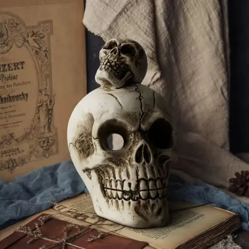 Estatuetas de Caveira em Resina Mortis