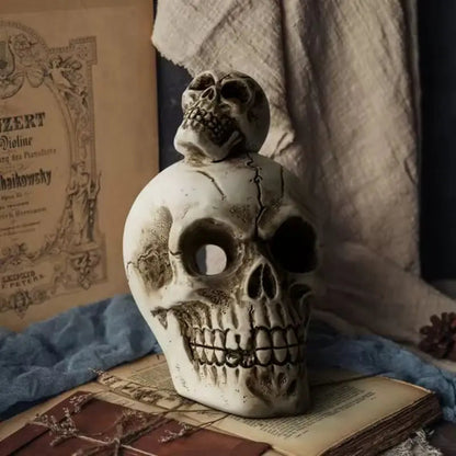 Estatuetas de Caveira em Resina Mortis