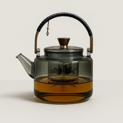 Conjunto de Chá com Bule de Vidro Yuyue