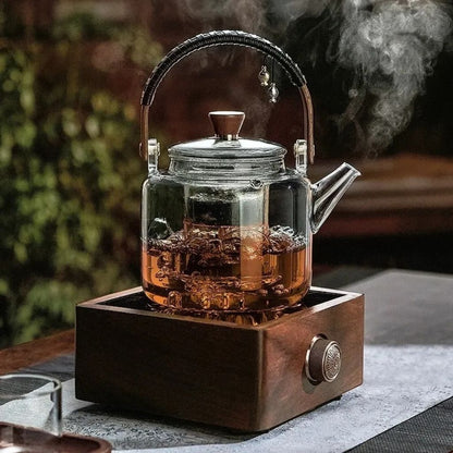 Conjunto de Chá com Bule de Vidro Yuyue