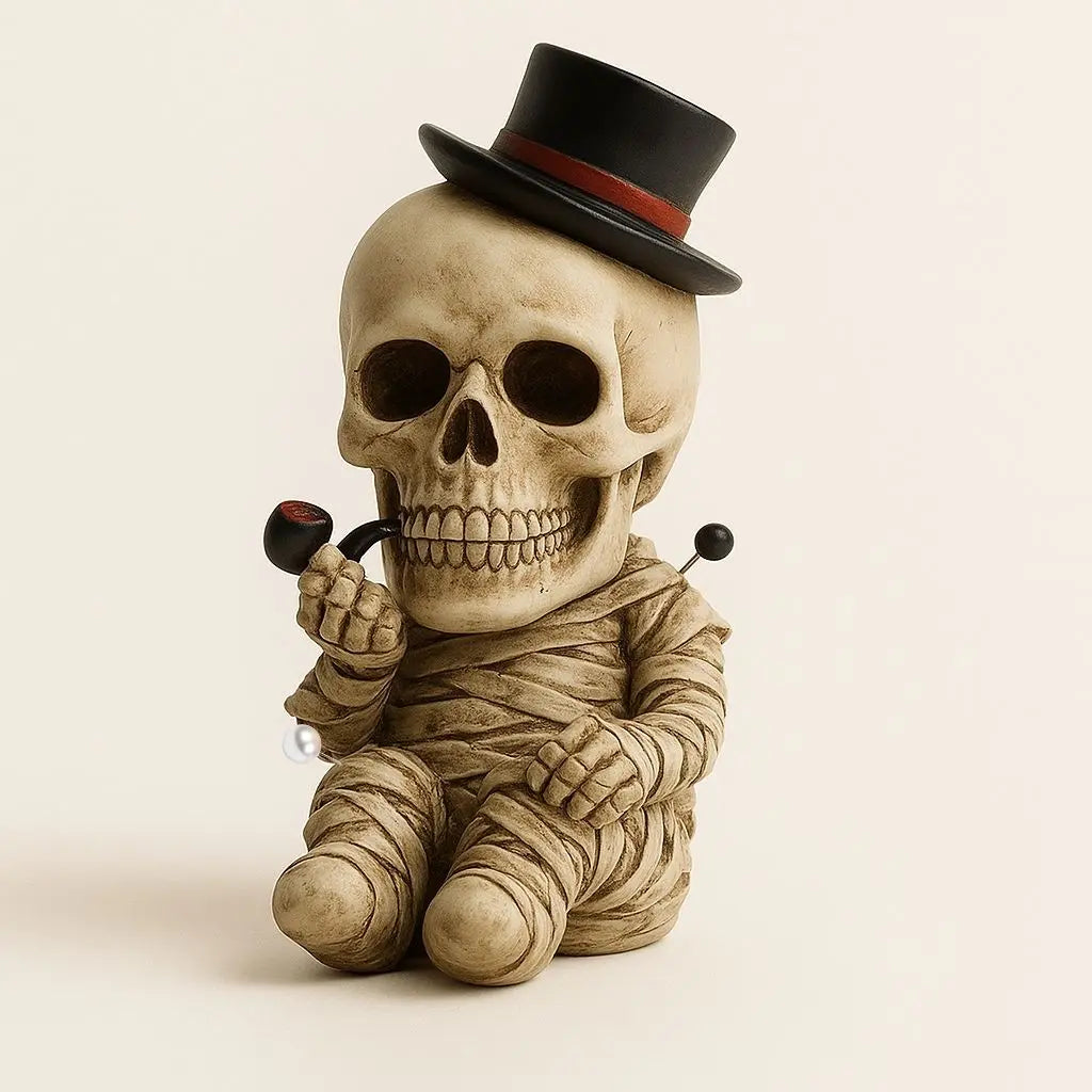 Estatuetas de Caveira em Resina Mortis