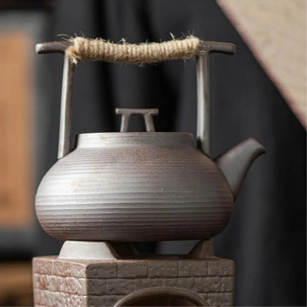 Bule Kyusu Estilo Japonês de Grês