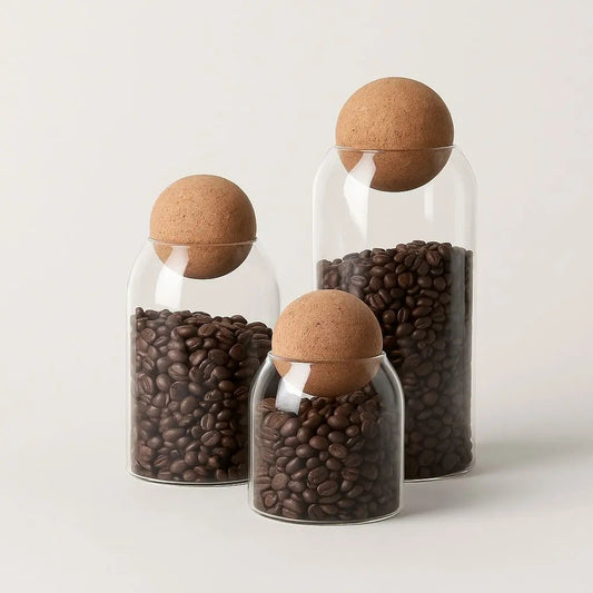 Conjunto de Potes de Vidro Milo