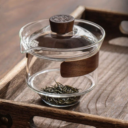 Gaiwan de Chá Renard de Vidro Borossilicato