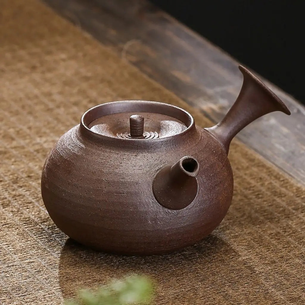Bule Gongfu Artesanal de Cerâmica Tradicional