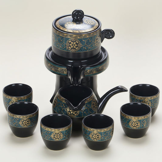 Conjunto de Chá Kung Fu Imperial Glaze de Cerâmica