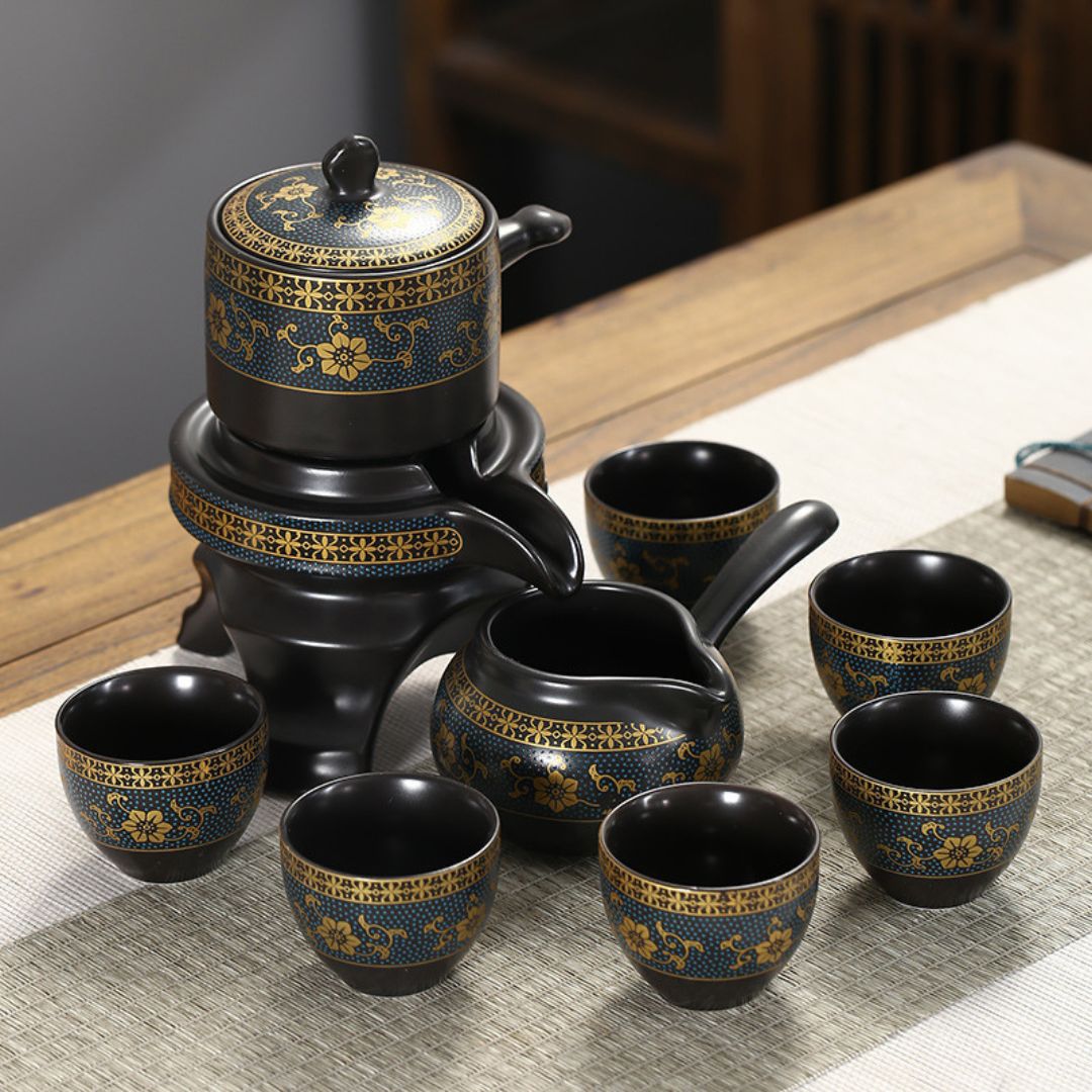 Conjunto de Chá Kung Fu Imperial Glaze de Cerâmica