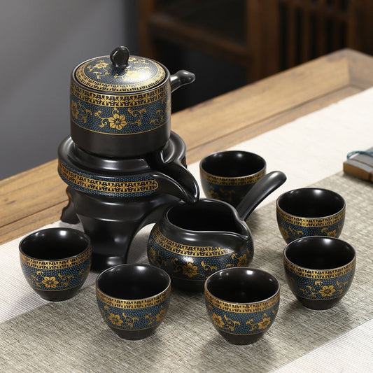 Conjunto de Chá Kung Fu Imperial Glaze de Cerâmica