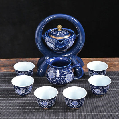 Conjunto de Chá Kung Fu Ruyao Retrô de Porcelana
