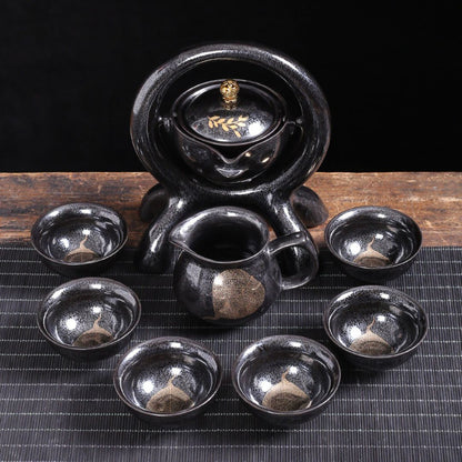Conjunto de Chá Kung Fu Ruyao Retrô de Porcelana