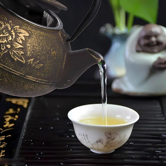 Bule Iwachu Japonês de Ferro Fundido – Chaleira Artesanal