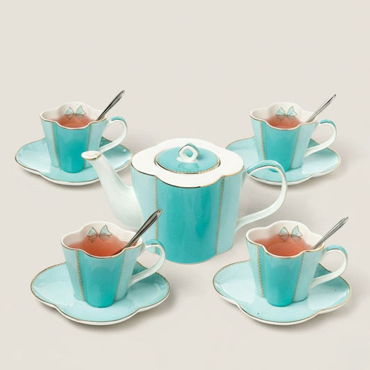 Conjunto de Chá da Tarde Estilo Britânico Elowen