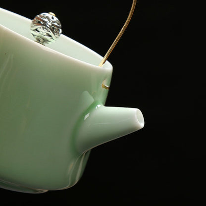 Bule Azure Celadon de Cerâmica