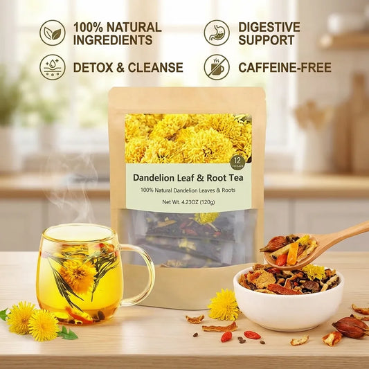 Blend de Chá Detox Raiz de Dente-de-Leão 4oz (120g)